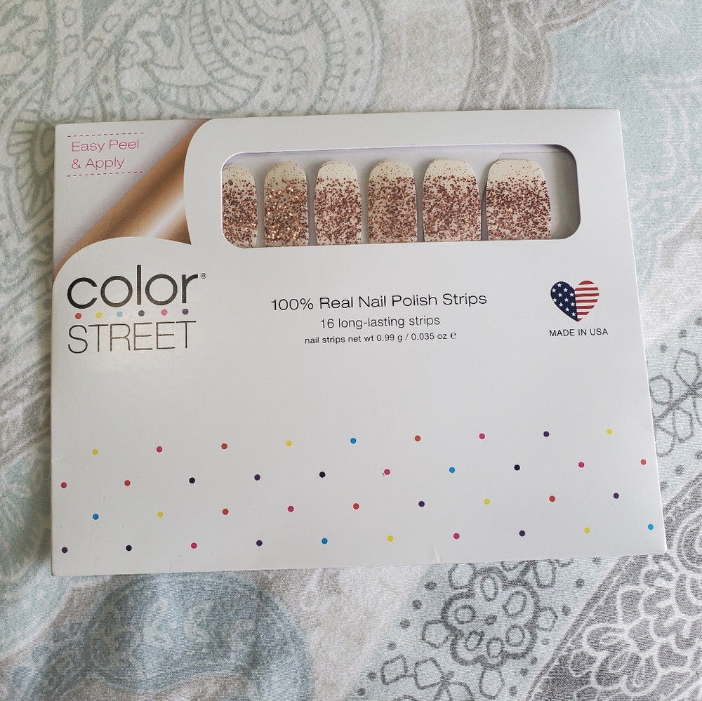 Color Street Polish Strip - Coming Up Rose Gold